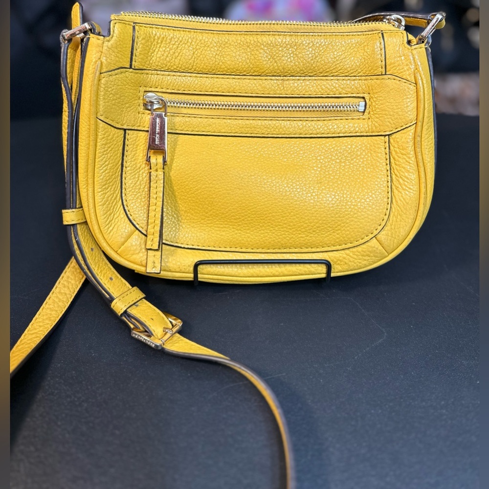 Michael Michael Kors Leather Julia Messenger Crossbody